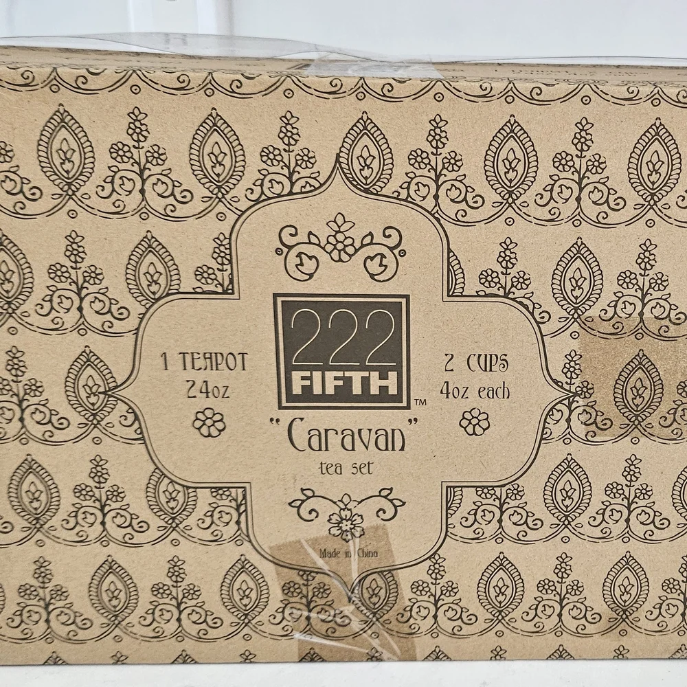 White Elephant Tea Set with Floral Design - Picture 3 of 8